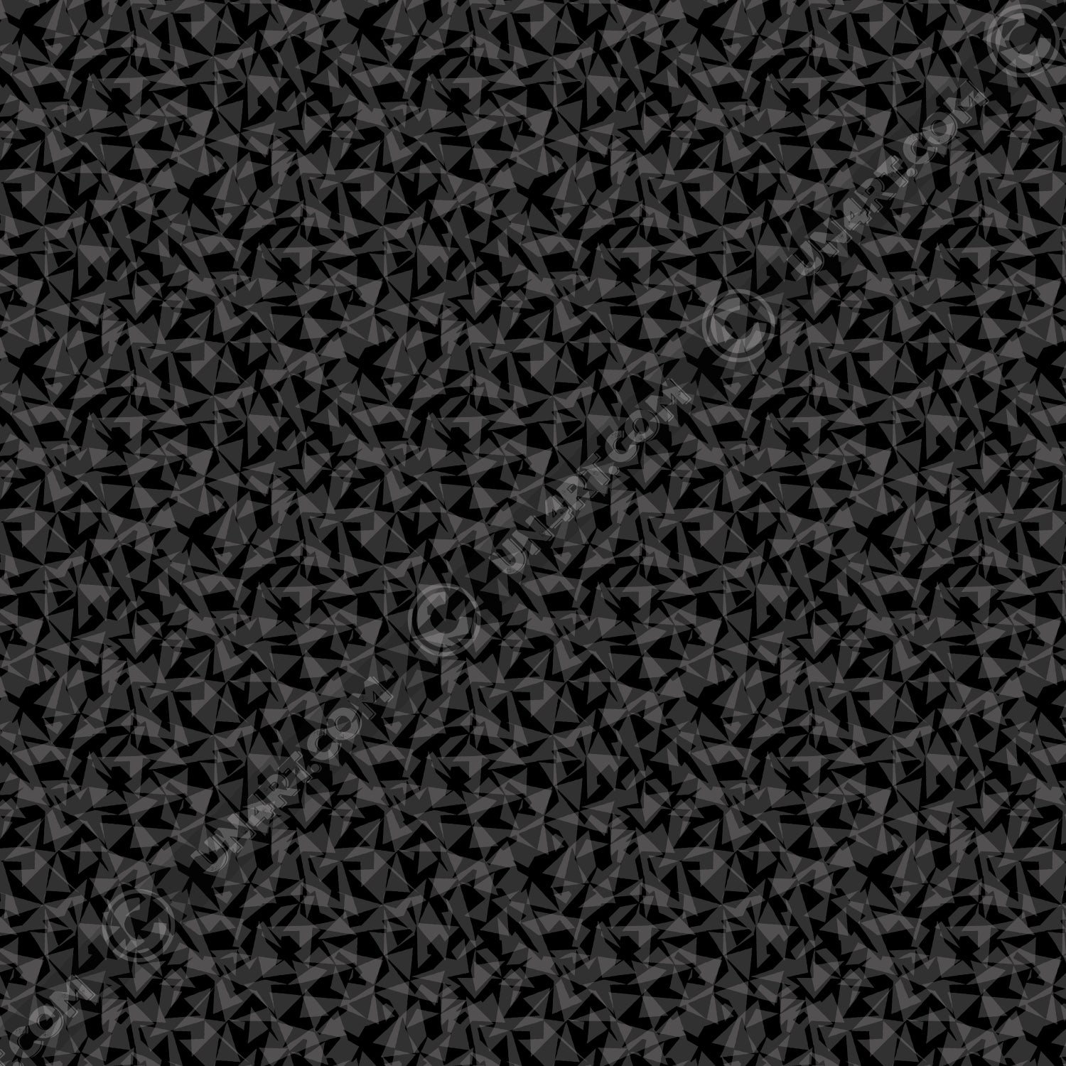 un4rt - the image shows two layers of different and arbitrary angular shapes that are superimposed and shine through each other. the superimposition results in the color tones light grey, dark grey and black. the overall structure is chaotic but uniform.