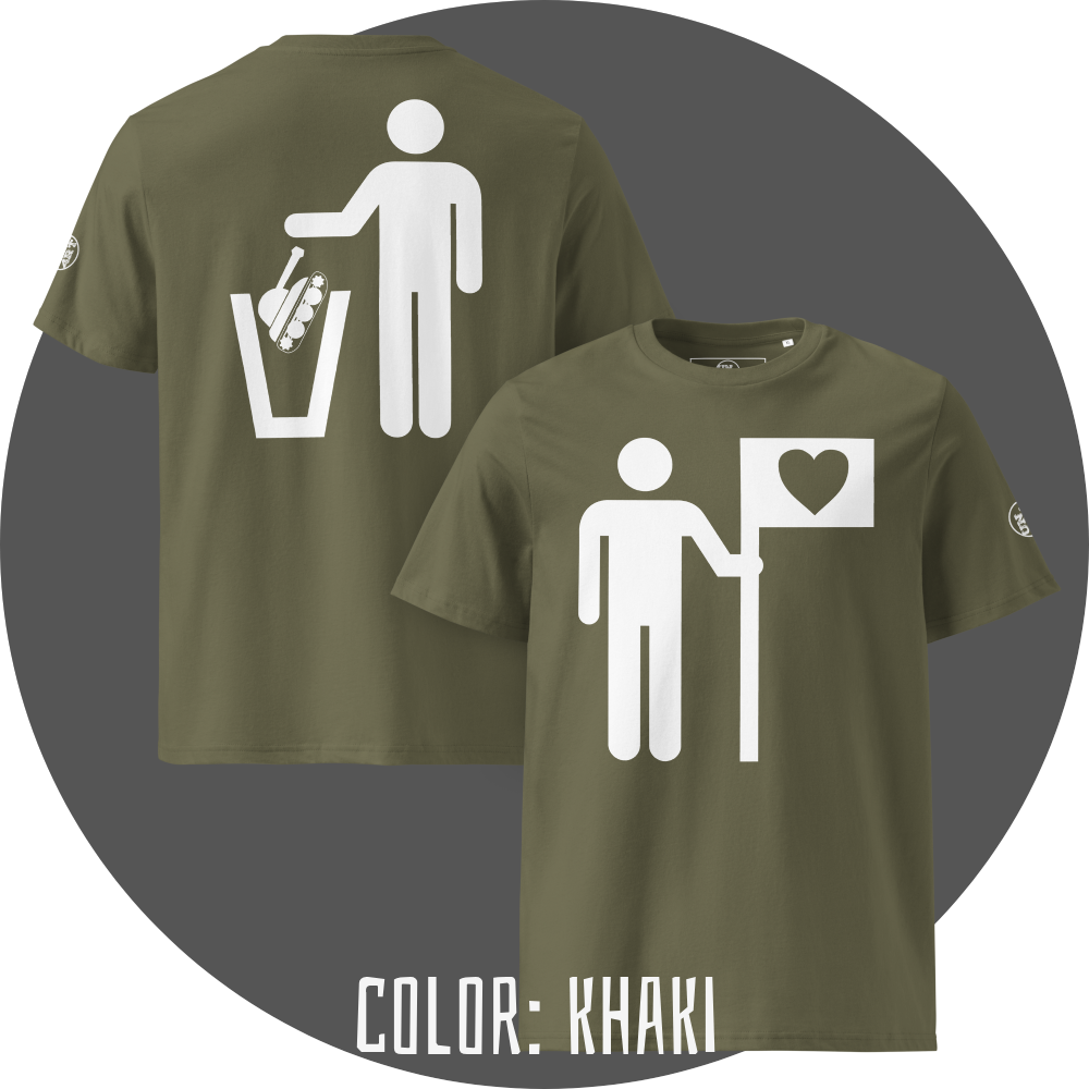 M4KE LOVE NOT W4R - T-SHIRT