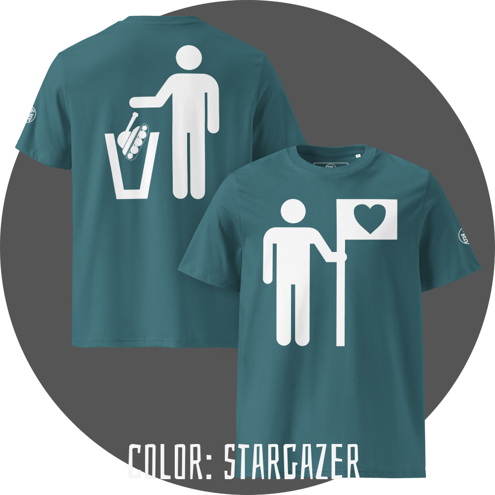 M4KE LOVE NOT W4R - T-SHIRT