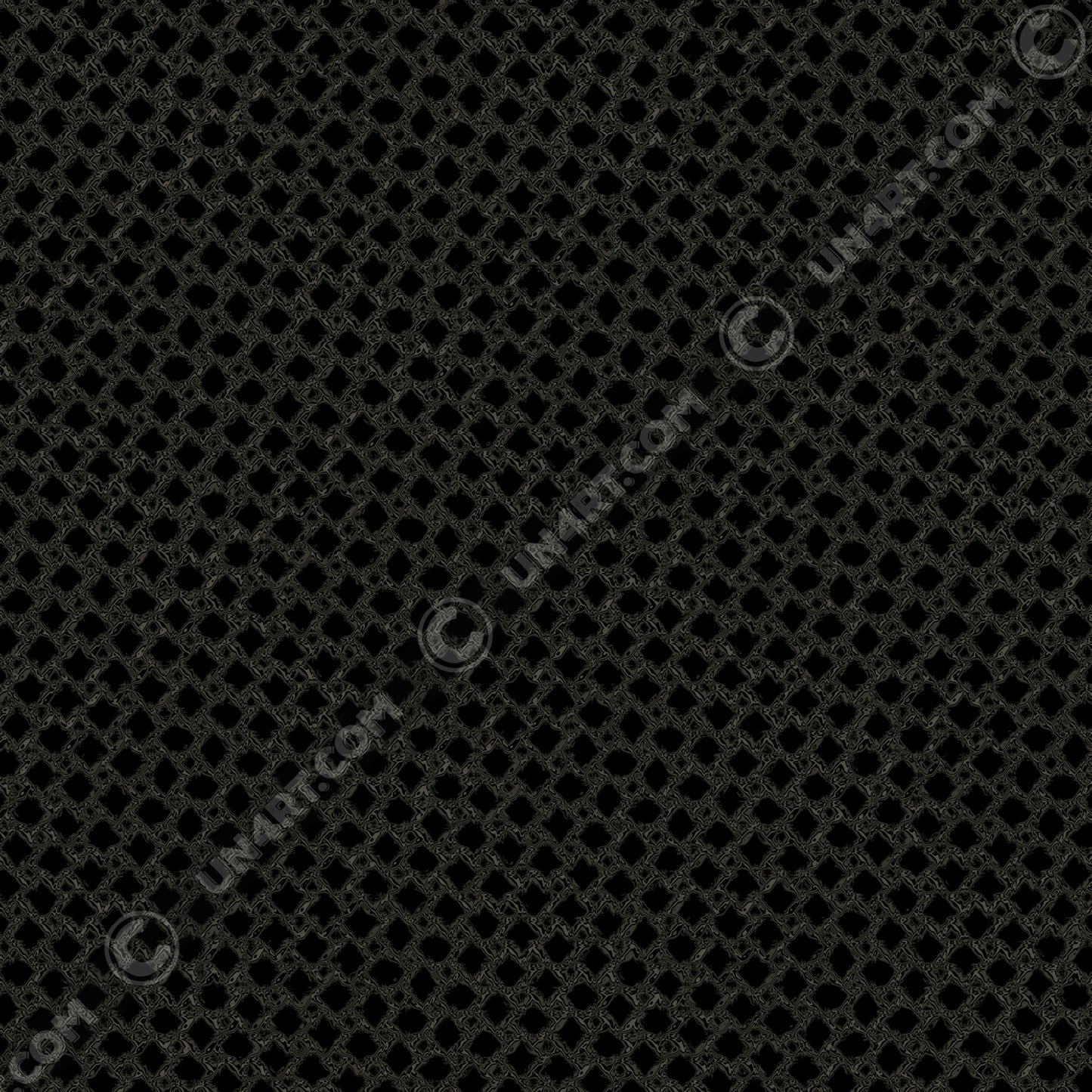 un4rt - the image shows a grid pattern with liquefying squares. each square shows a slightly different transformation. the background is black. the connection between the squares is also liquefied, colored in two different tones of grey.