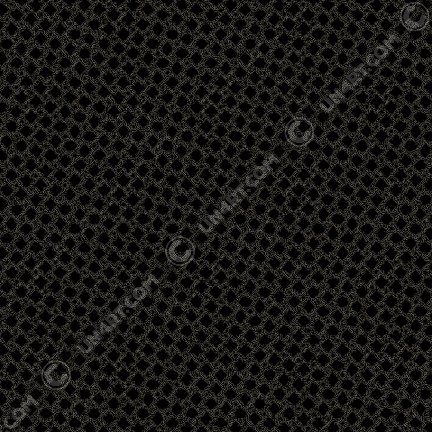 un4rt - the image shows a grid pattern with liquefying squares. each square shows a slightly different transformation. the background is black. the connection between the squares is also liquefied, colored in two different tones of grey.