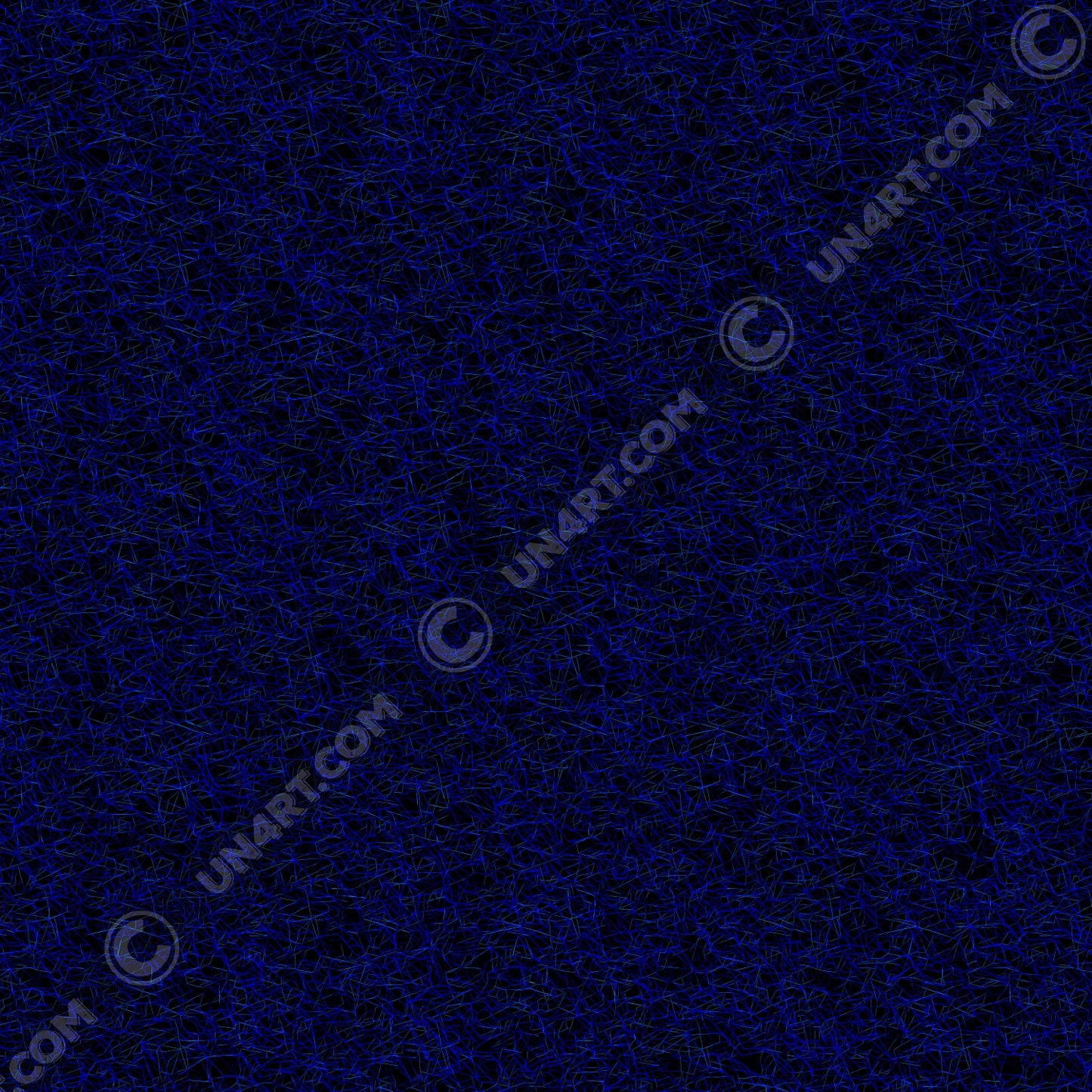 un4rt - the image shows a chaotic grid network pattern of thin blue lines with some cyan accents. the background is black.