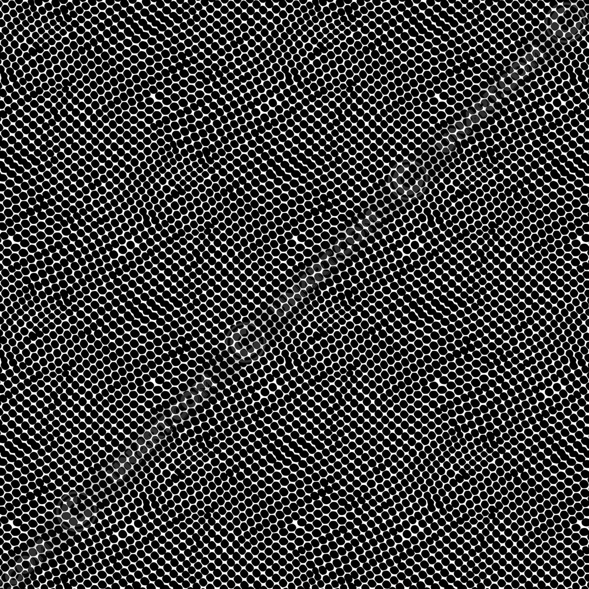 un4rt - the image shows black dots on a white background. the dots are irregular but mainly round. the dots are arranged in soft curves. some of the dots touch each other and merge.