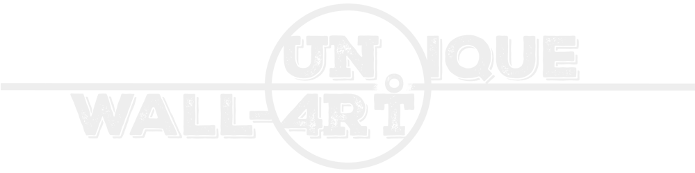 Graphic logo with the word mark UN4RT in light, coarse block letters, integrated into an elongated design with a horizontal line and a round element in the centre; the circle is divided horizontally, with UN at the top and 4RT at the bottom; a small circle above the T forms a stylised person together with the letter; to the left and right of the central circle element is additional text that extends the word mark [UNIQUE WALL-4RT]; transparent background.