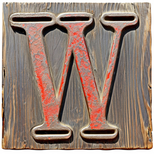 UN4RT - artwork of the letter "W"