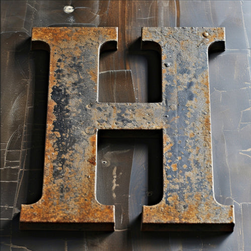 UN4RT - artwork of the letter "H" 