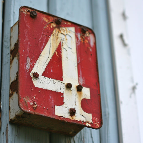 UN4RT - artwork of the number "4" 