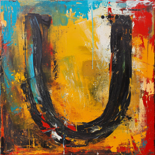 UN4RT - artwork of the letter "U" 